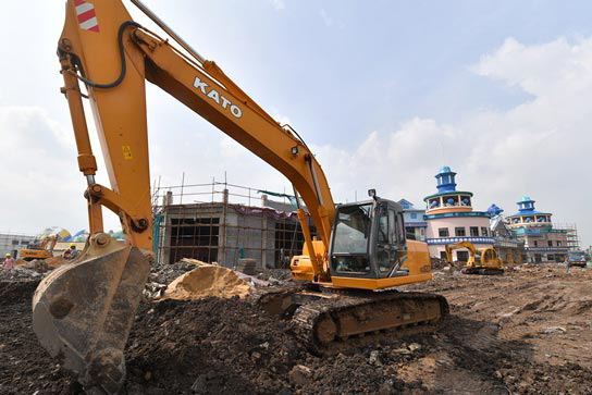 水上樂(lè)園在建工程