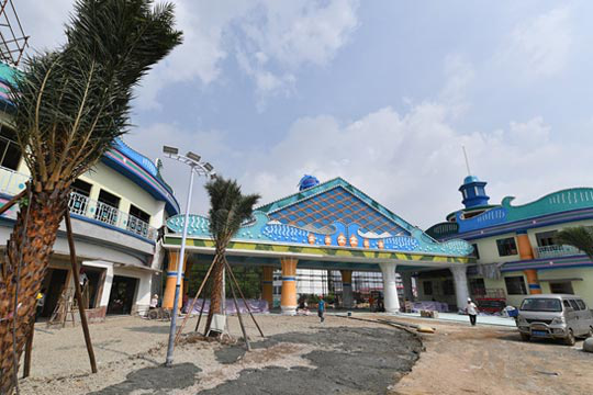 水上樂(lè)園在建工程